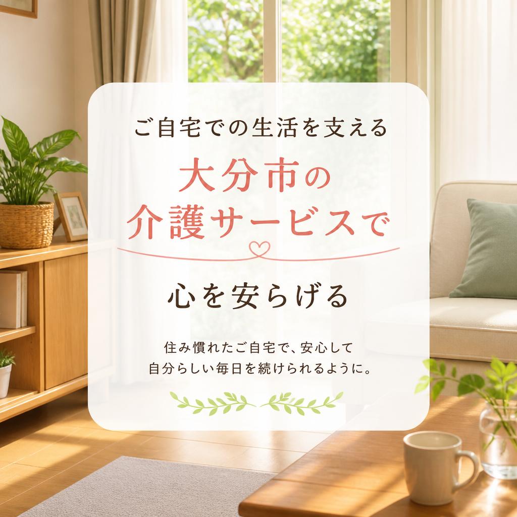 ご自宅での生活を支える大分市の介護サービスで心を安らげる
