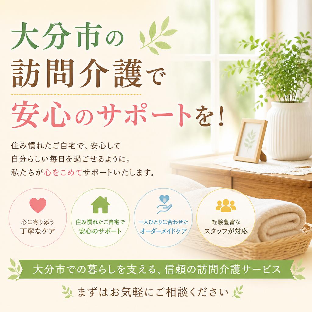大分市の訪問介護で安心のサポートを！