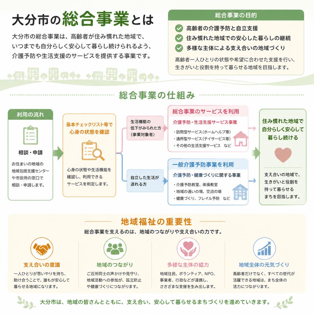 大分市の総合事業について
