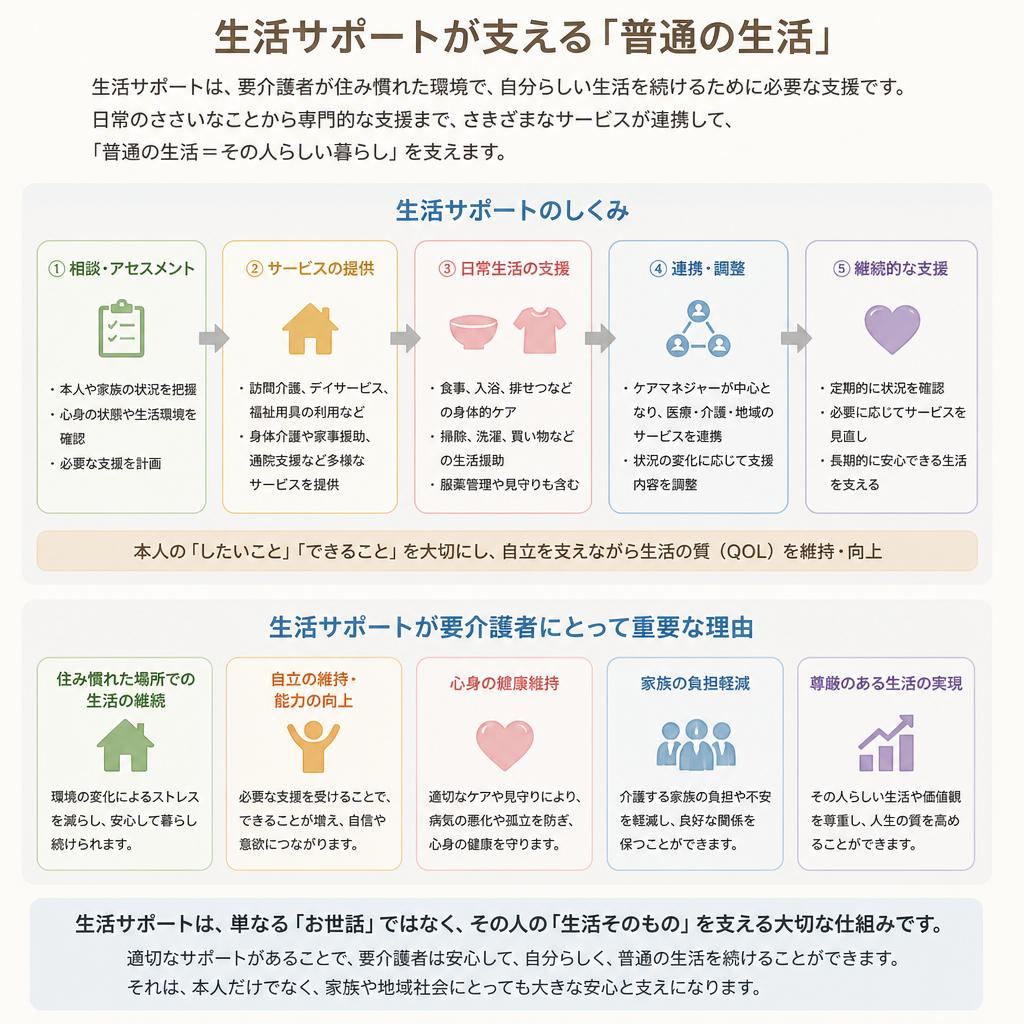 生活サポートの役割