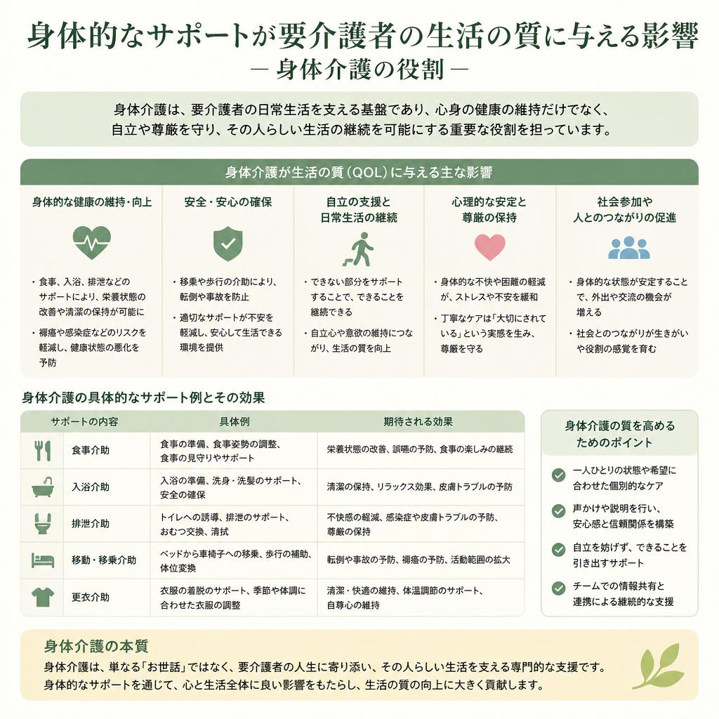 身体介護の重要性