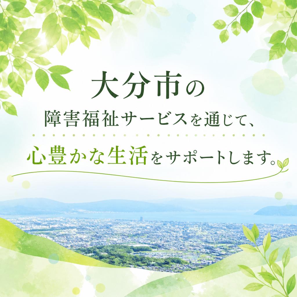 大分市の障害福祉サービスを通じて、心豊かな生活をサポートします。
