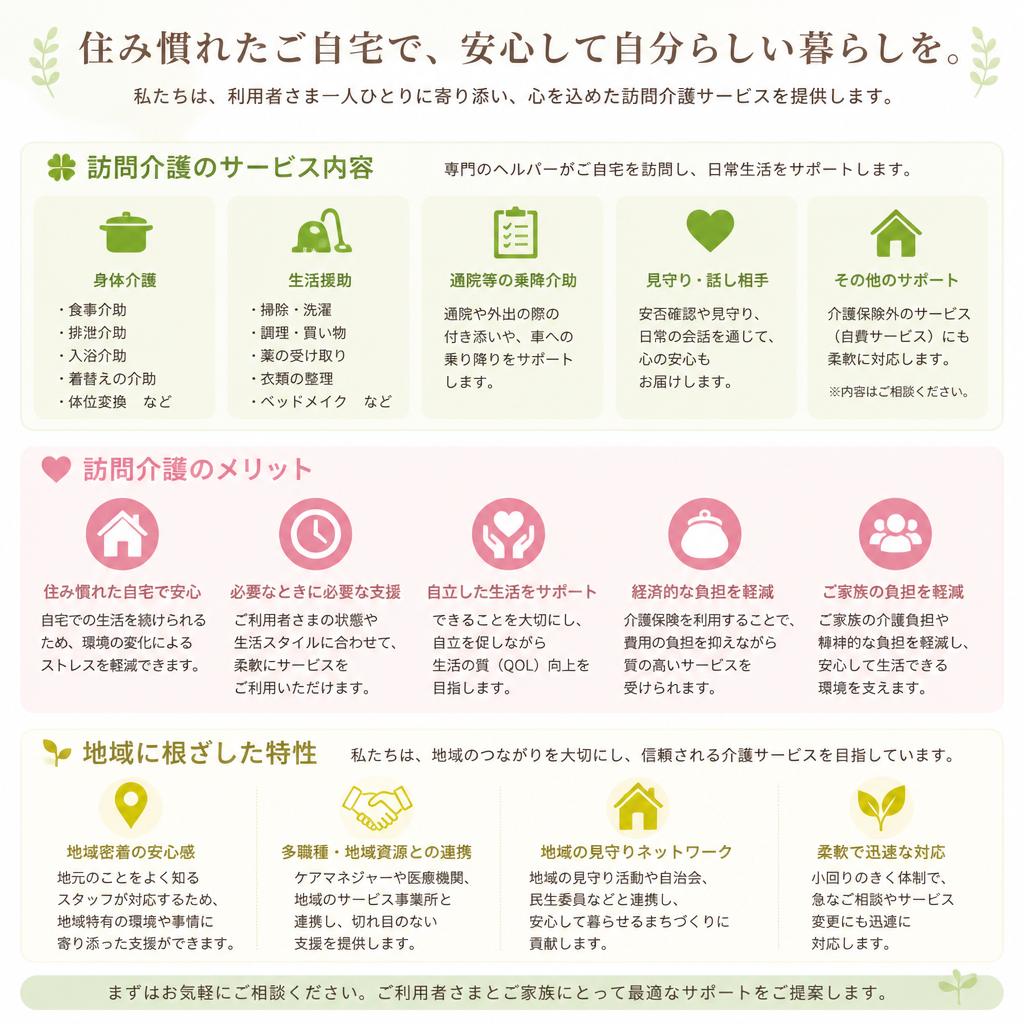 訪問介護の特徴