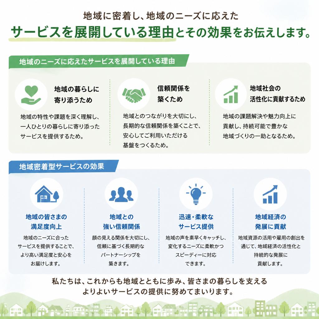 地域密着型サービスの重要性