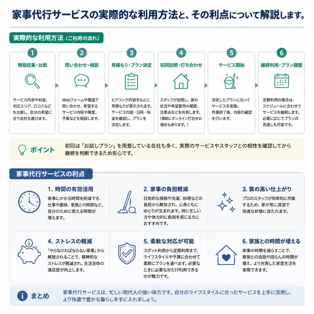 家事代行サービスの使い方