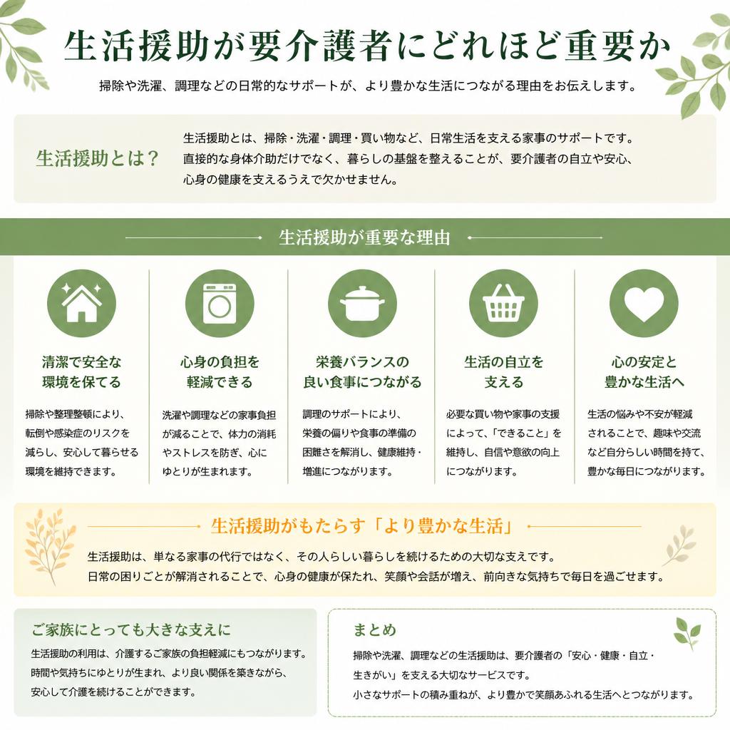 生活援助の重要性