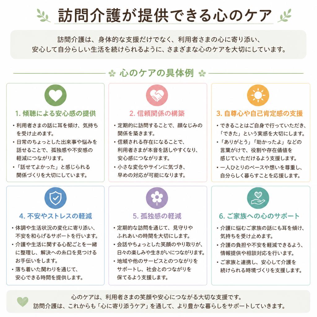 家庭での生活支援と心のケア