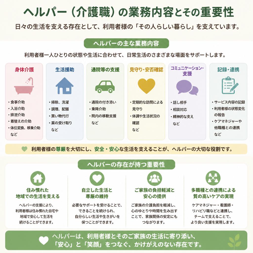 2. 介護職の役割と重要性