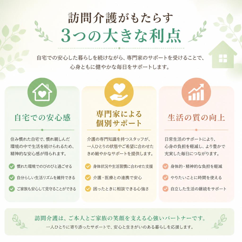 訪問介護のメリット