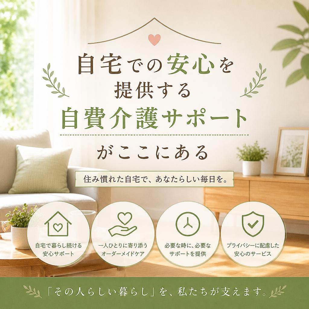 自宅での安心を提供する自費介護サポートがここにある