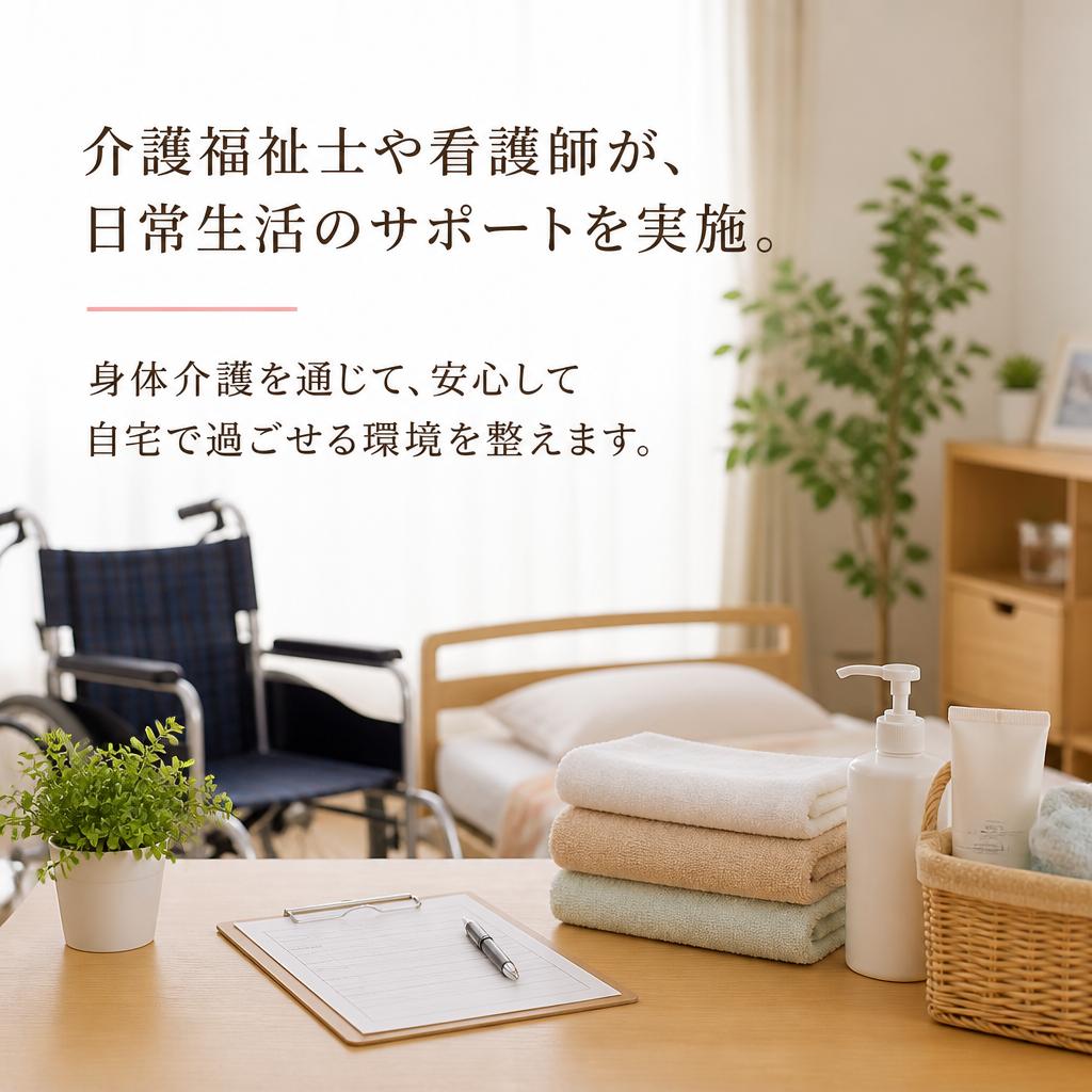 2. 身体介護の専門性と安心感